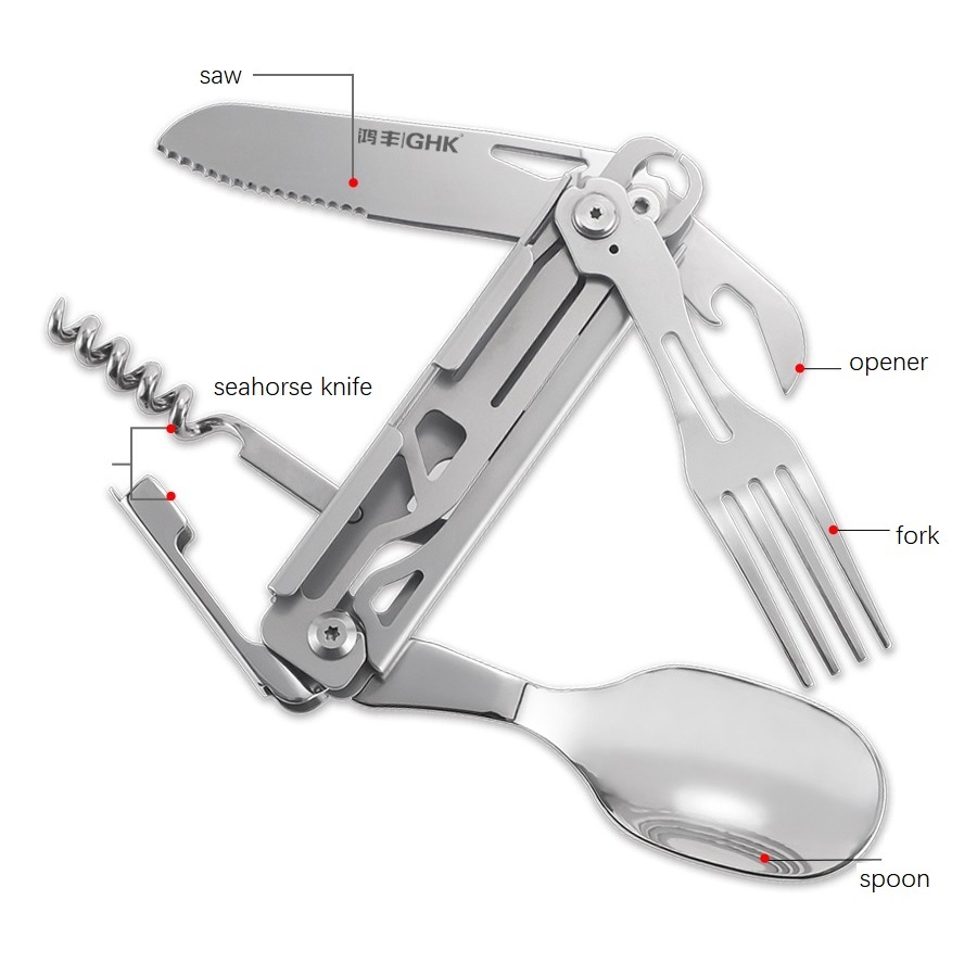 EDC multiuse outdoor dinnerware