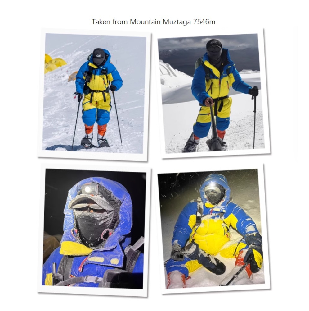 Extreme cold coveralls down  -40°C