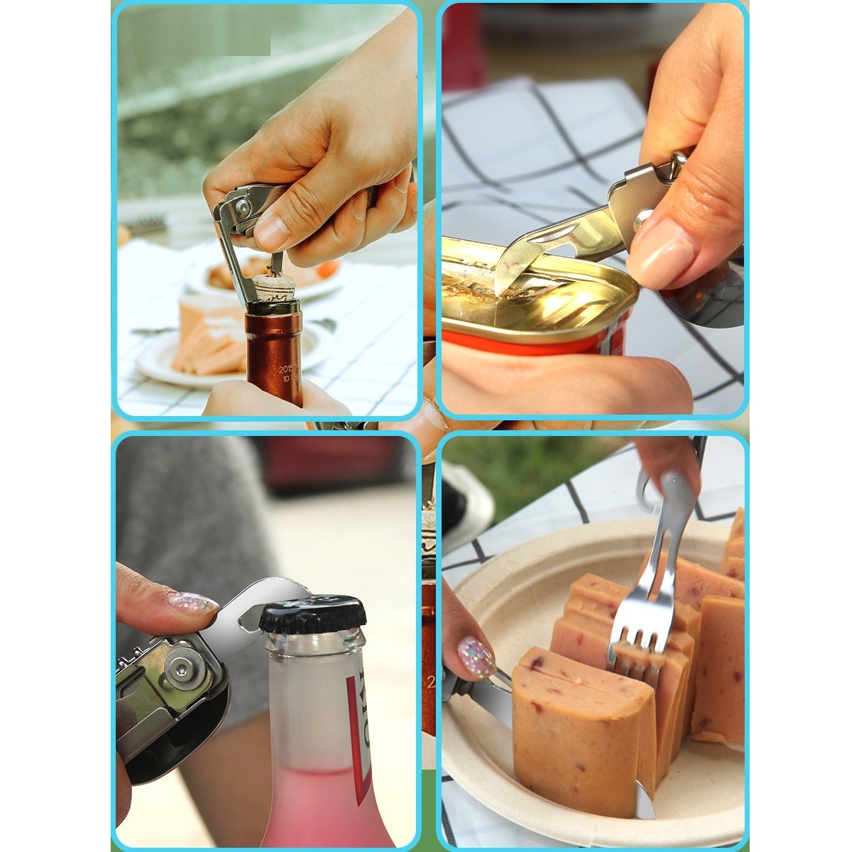 EDC multiuse outdoor dinnerware