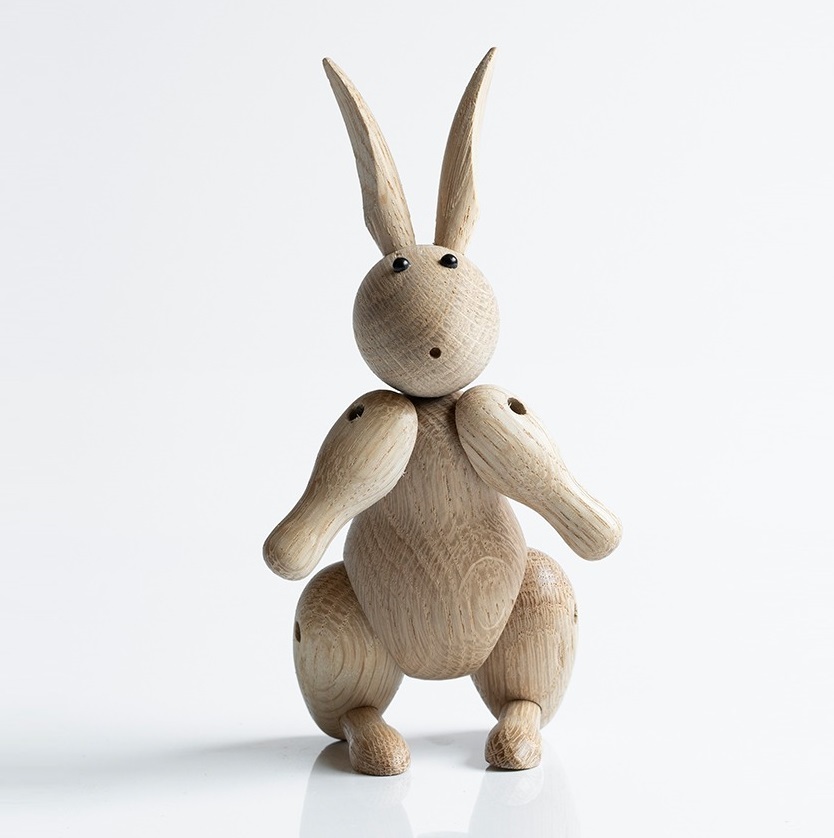 Therapy wood ornament rabbit