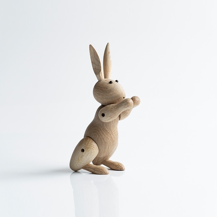 Therapy wood ornament rabbit