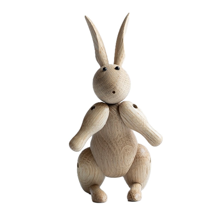 Therapy wood ornament rabbit