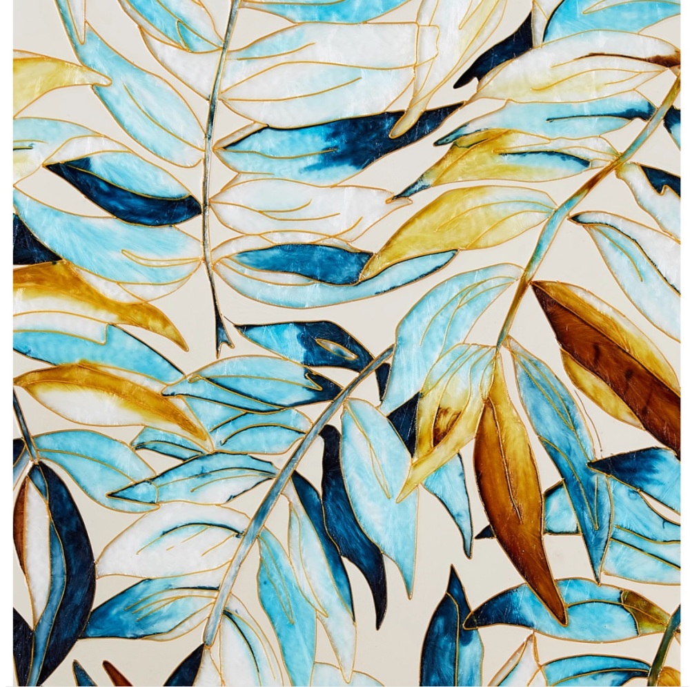 Handmade cloisonne wall decor painting
