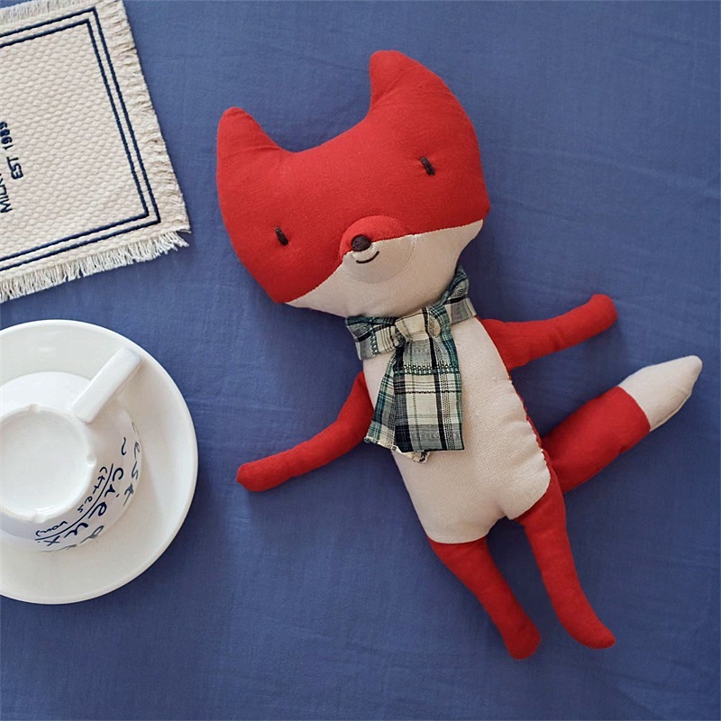 therapy plushie doll red fox