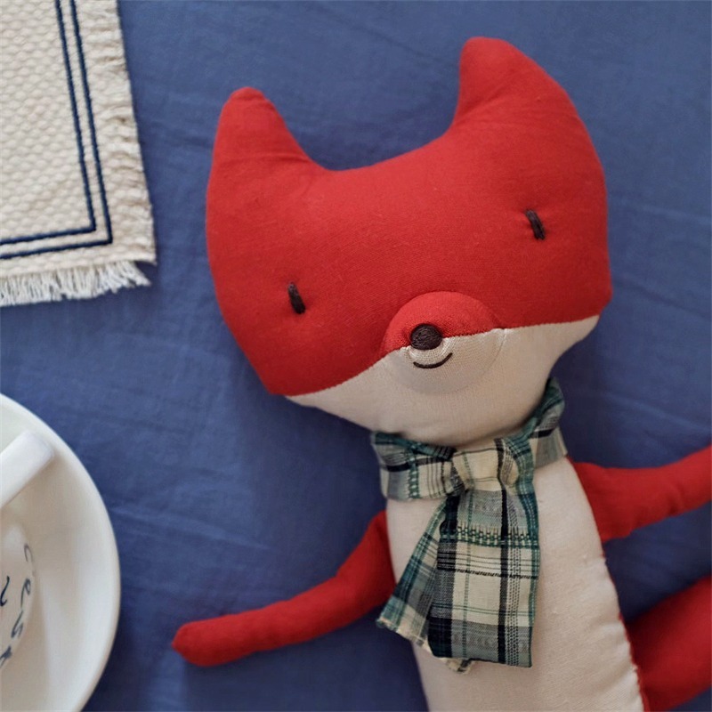 therapy plushie doll red fox