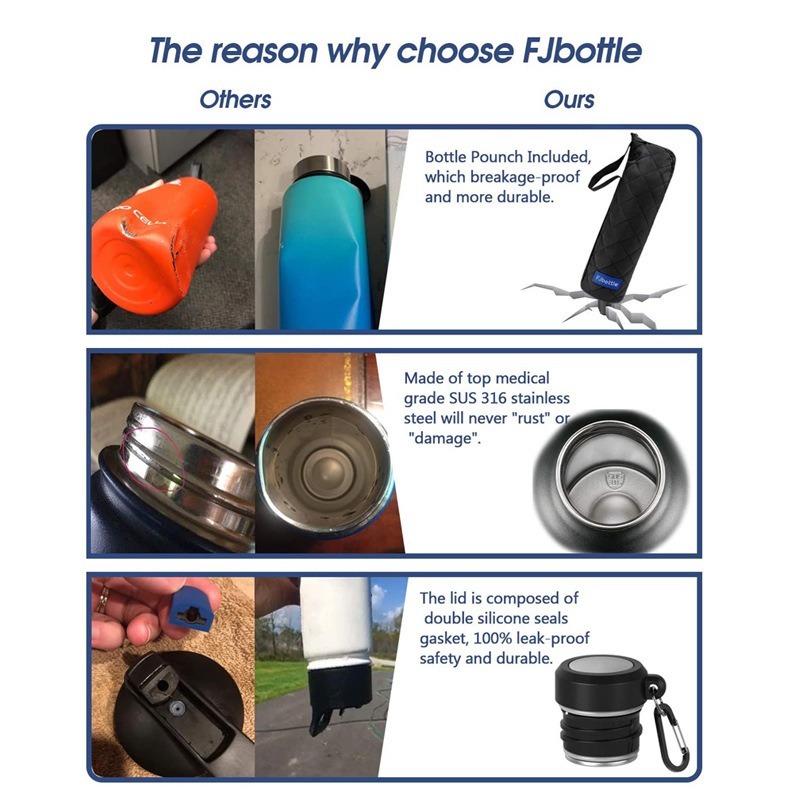 Vacuum insulated outdoor bottle