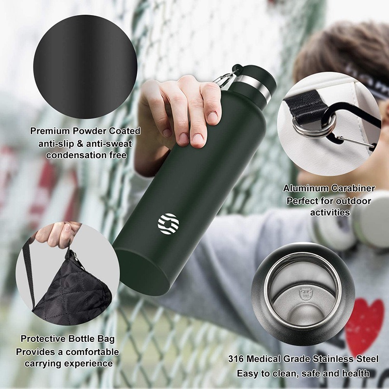 Vacuum insulated outdoor bottle