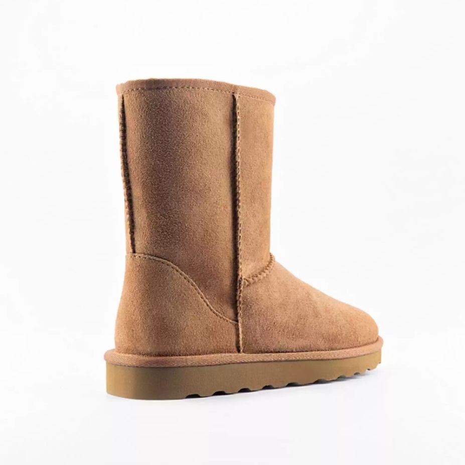 Mid carf suede snow boots