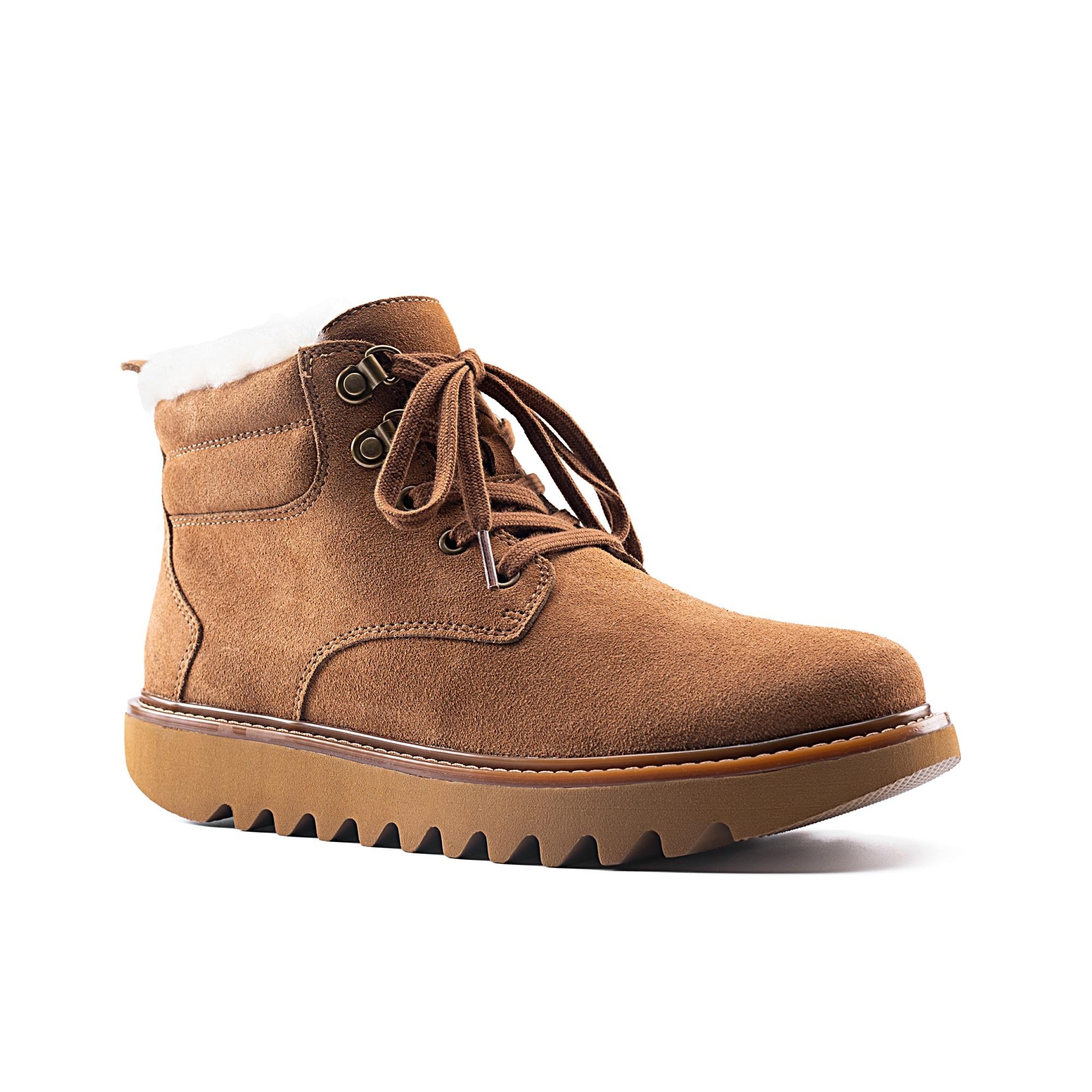 Mid carf suede snow boots