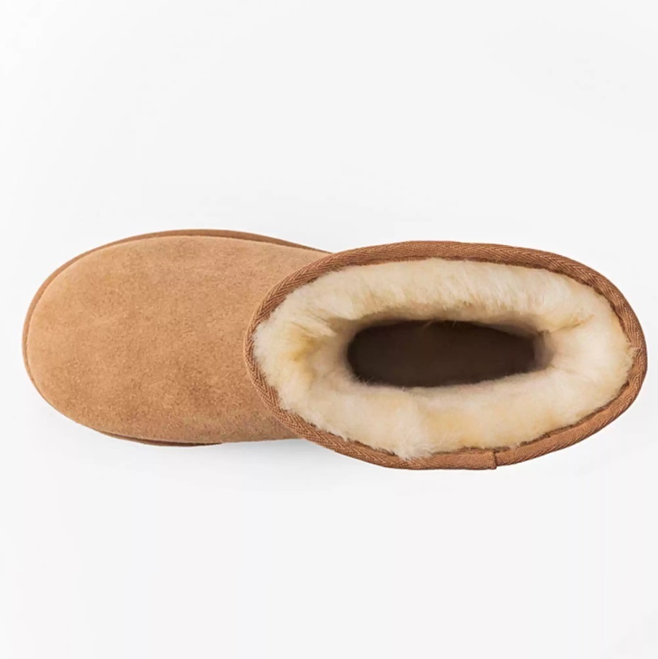 Mid carf suede snow boots