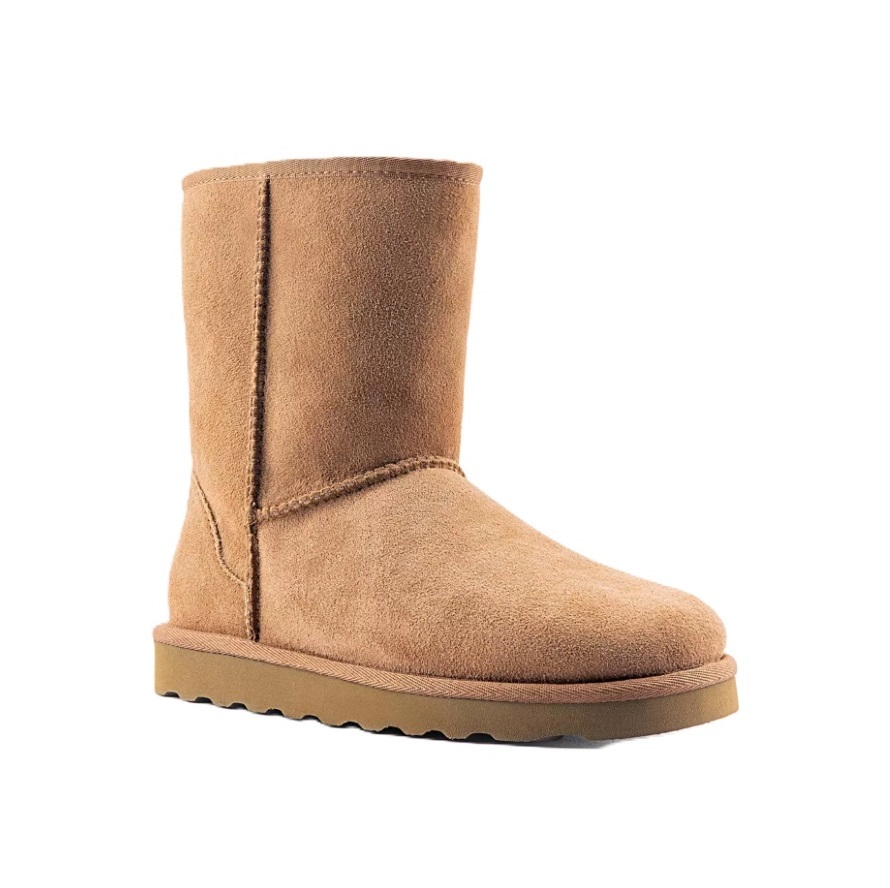 Mid carf suede snow boots