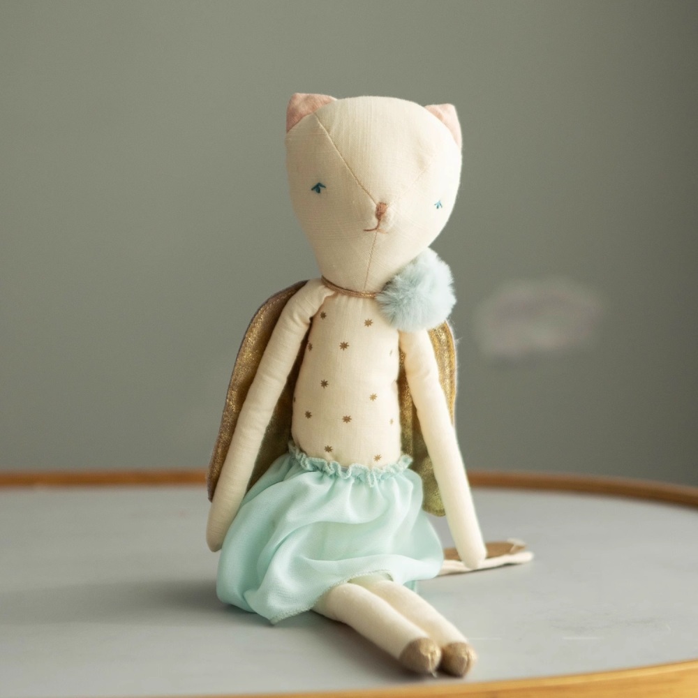 Therapy Companion plush toy angel kitty
