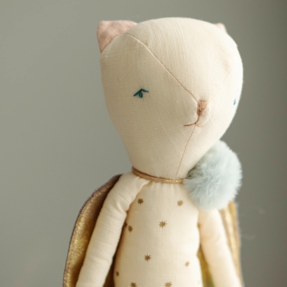 Therapy Companion plush toy angel kitty