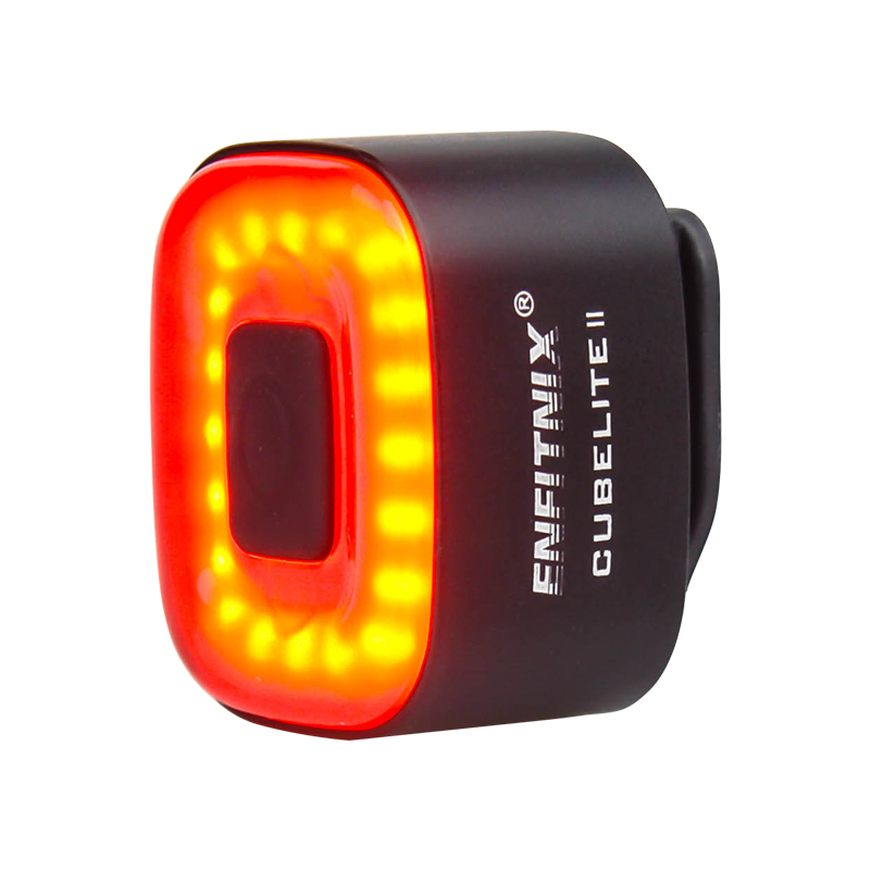 ENFITNIX USB Rechargeable Smart Bike Tail Light Cubelite II