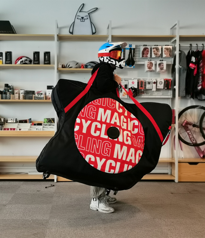 MAGICCYCLING Folding Bag Wear-resistant & Anti-corrosion Waterproof Free Handlebar Loading Bag