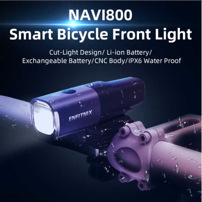 ENFITNIX Navi800 Smart Bicycle Front Light