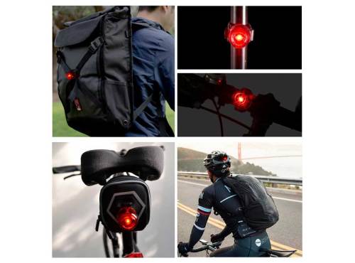 Sate-lite USB Rechargeable Bike Light Electric Bike Waterproof Rear Light