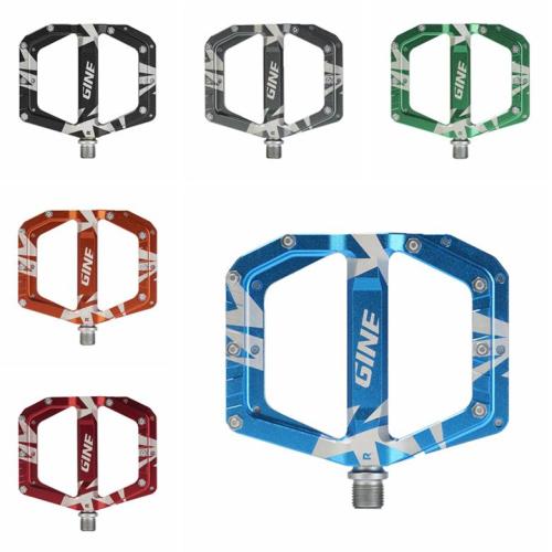GINE Road/MTB Universal Bicycle Pedals Lightweight Aluminum AlloyBicycle Platform Pedals