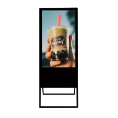 LCD Digital Poster Kiosk Foldable