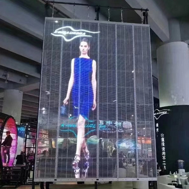 Non-waterproof Transparent LED Display P3.91-7.8