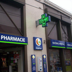 LED Cross Pharmacy Signage