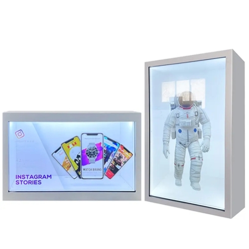 3D Transparent LCD Digital Signage Box Hologram Transparent LCD Display Screen