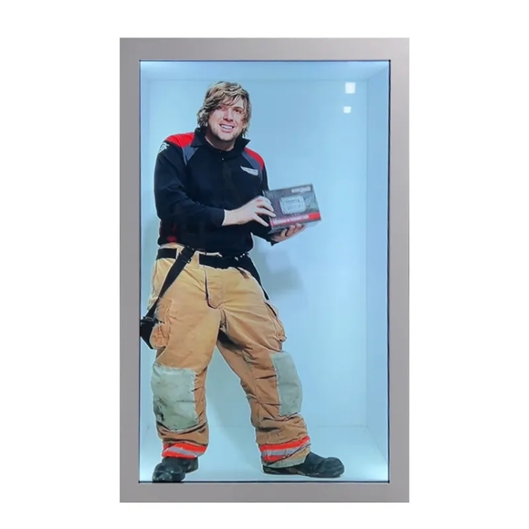 3D Transparent LCD Digital Signage Box Hologram Transparent LCD Display Screen