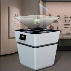 360° Holographic Pyramid Projection