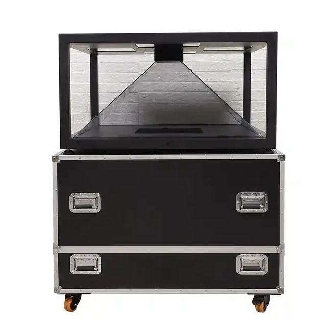 360° Holographic Pyramid Projection