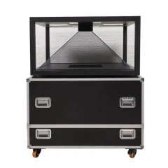 360° Holographic Pyramid Projection