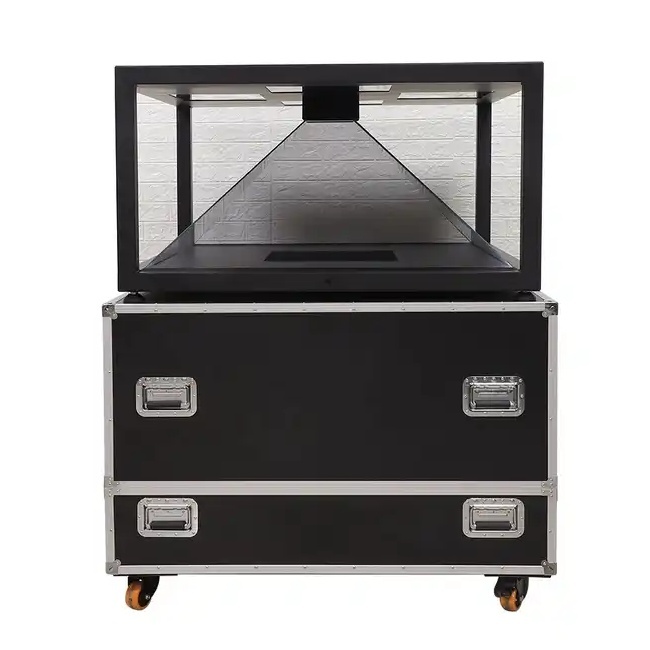 360° Holographic Pyramid Projection