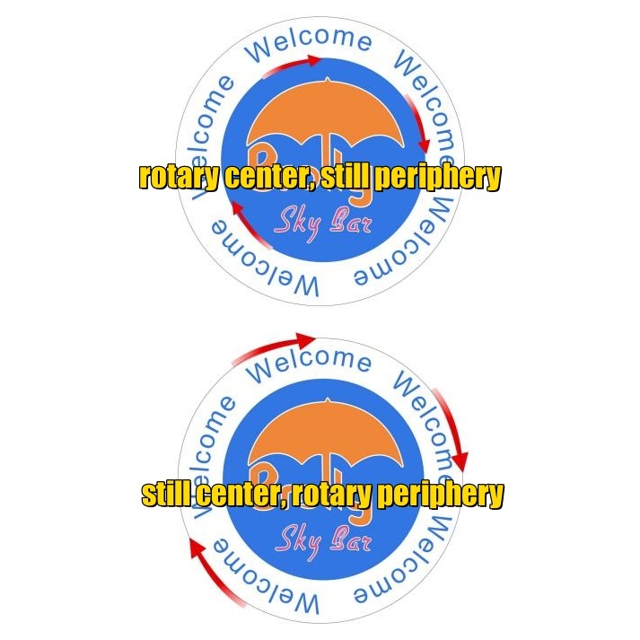 Static & Rotary Intergrated Dynamic Distinctive Projector