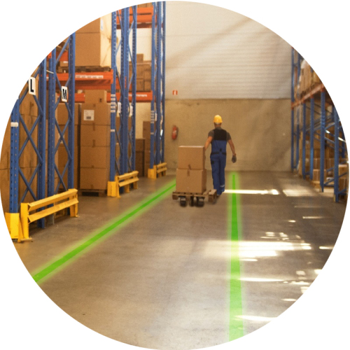 Led Virtual Line Projector 150-200W for 6-10meter Projection