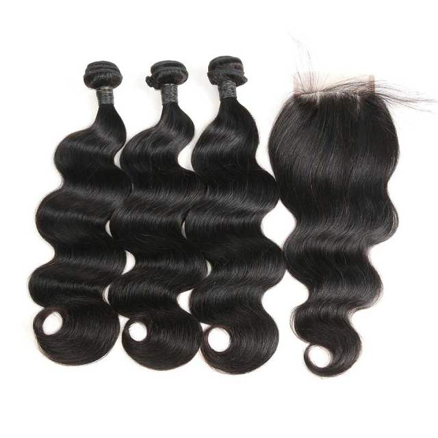 Beicapeni hair Body wave 3bundles with 1closure deal