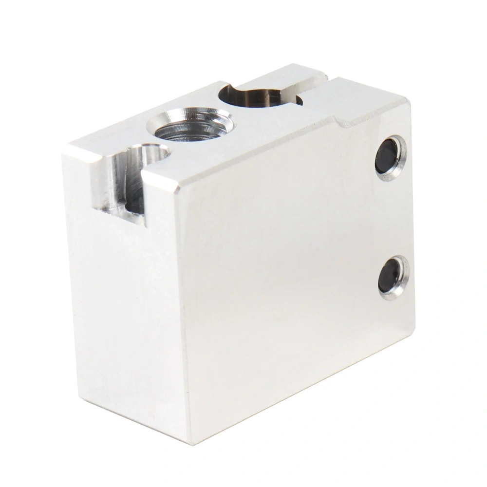 Blurolls High Quality V6 Volcano Aluminum Heatblock Heat Block for PT100 HT-100K Hotend 3D Printer Extruder Heated Block Prusa