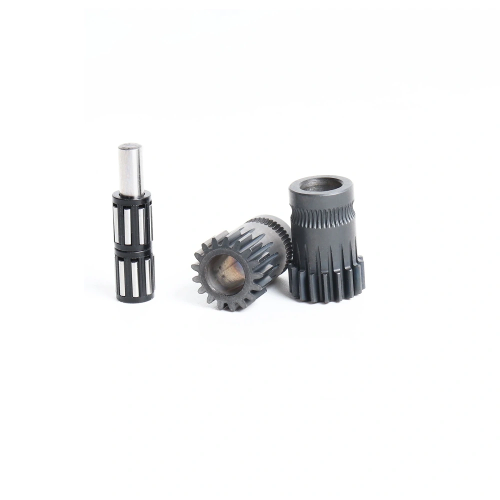 Blurolls RNC Nitrogen-based Chain Nano Coating Dual Drive Gear Extruder Kit Upgrade for Prusa 3d Printer DDB Sherpa Extruder