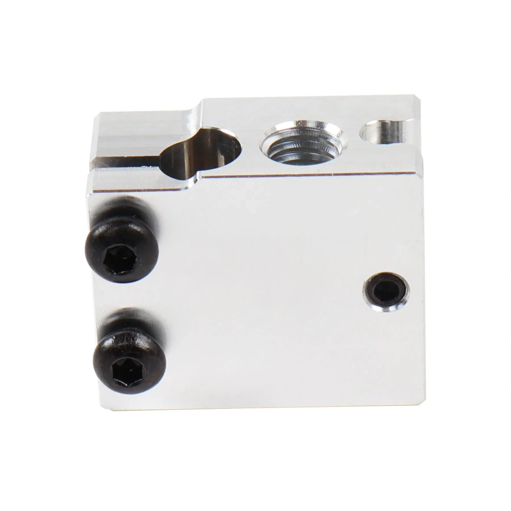 Blurolls High Quality V6 Volcano Aluminum Heatblock Heat Block for PT100 HT-100K Hotend 3D Printer Extruder Heated Block Prusa
