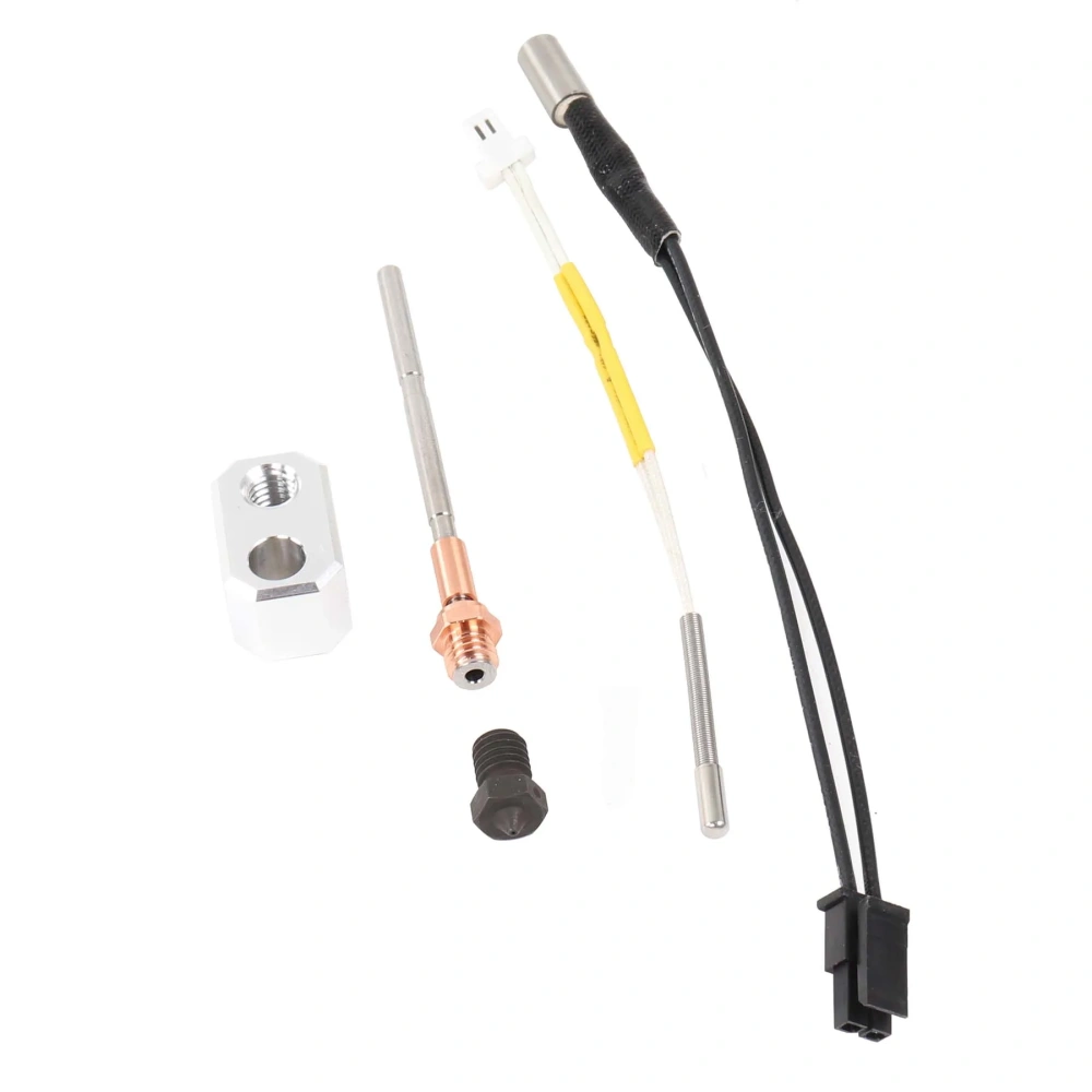 Blurolls Prusa i3 MK4 XL Hotend with Hardened Nozzle Silicone Sock Heatbreak Thermistor Heater Cartridge for Prusa Nextruder