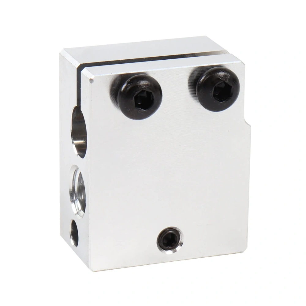 Blurolls High Quality V6 Volcano Aluminum Heatblock Heat Block for PT100 HT-100K Hotend 3D Printer Extruder Heated Block Prusa