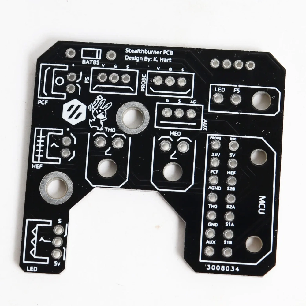 Blurolls Voron2.4 SB Stealthburner Extruder Unsoldered PCB by Hartk for Voron 2.4 1.8 Trident