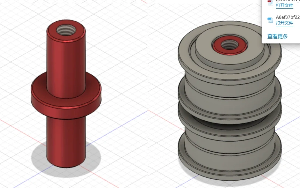 Blurolls Silver Color All Metal M3 Threaded Pins for DIY Voron 2.4 Trident Printer CNC Parts Designed by Double T