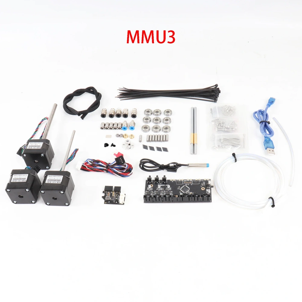 Prusa I3 MK3 MK3S MK4 MMU MMU3 Kit Multi Material Control Board Motors Kit PD-board Addon FINDA Probe Power Signal Cable