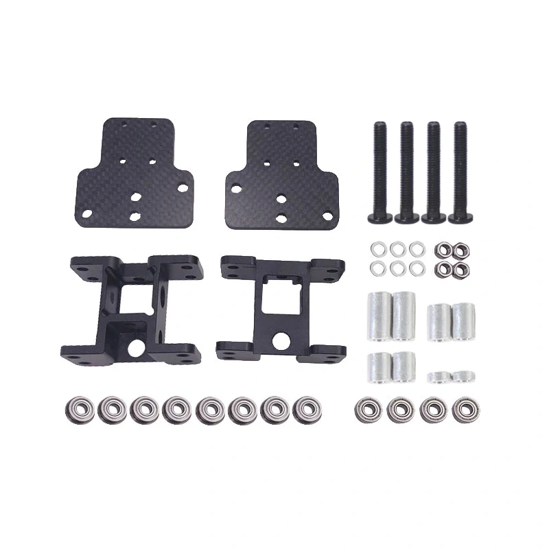Blurolls New V-core 3.1 Upgrade Aluminum Carbon Fibre XY Joint Kit Light Weight Right left Gantry Part For V-core3.1 3D Printer