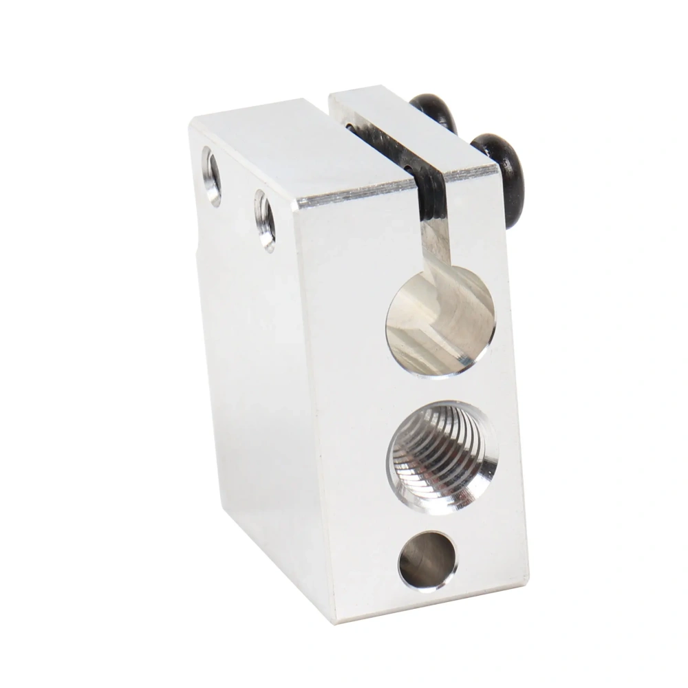 Blurolls High Quality V6 Volcano Aluminum Heatblock Heat Block for PT100 HT-100K Hotend 3D Printer Extruder Heated Block Prusa