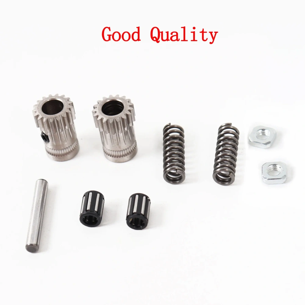 Good Quality Prusa I3 MK2/MK2.5/MK3/MK3S MK3S+ 3d Printer Extruder Driving Gears Btech Dual Gear Hardened with 2pcs Spring