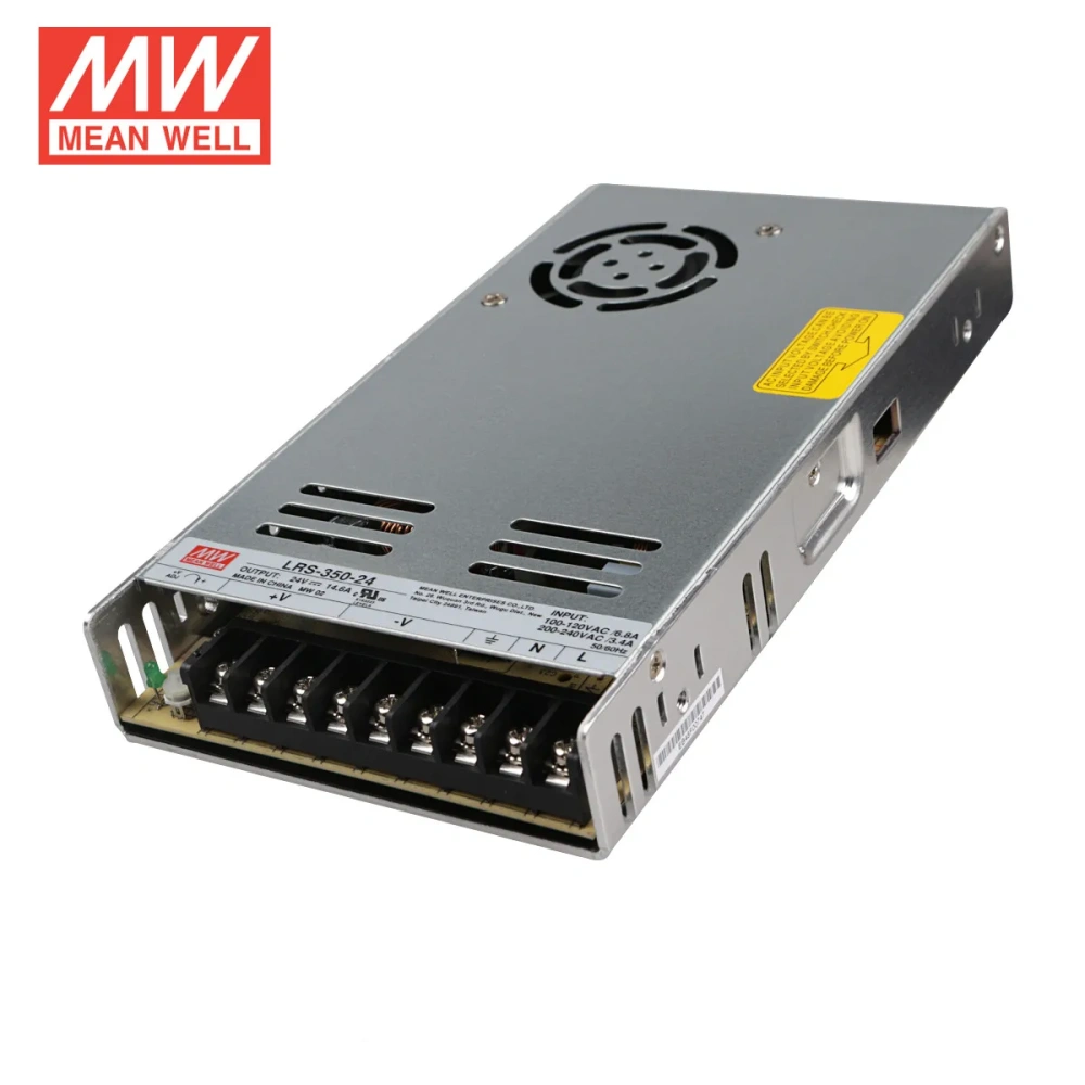 Blurolls Mean Well LRS-350-24 Power Supply for Voron 2.4 Switchwire Trident Prusa I3 MK3/MK3S Ender3 CR-10 Meanwell PSU V2.4