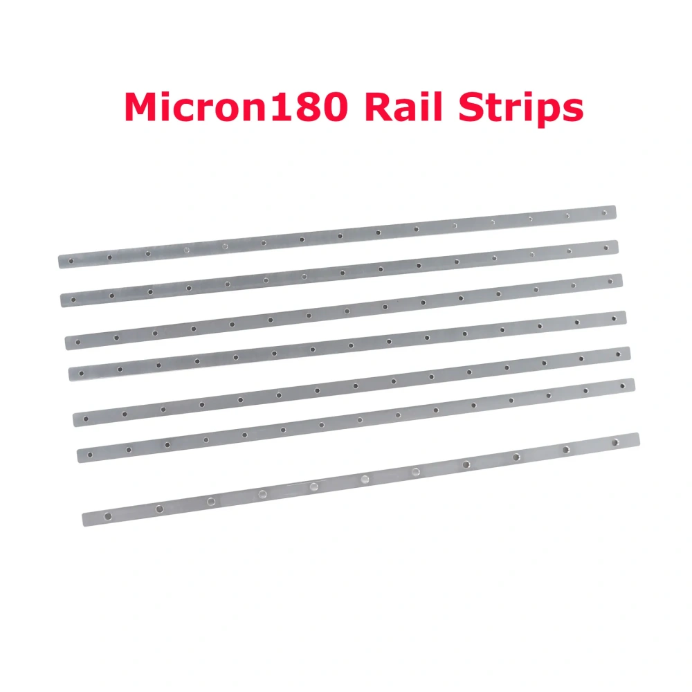 Blurolls Micron+ Micron 180 Plus Rail Strips M2 M3 220mm Aluminium Alloy Strips for MGN7 MGN9 Rails