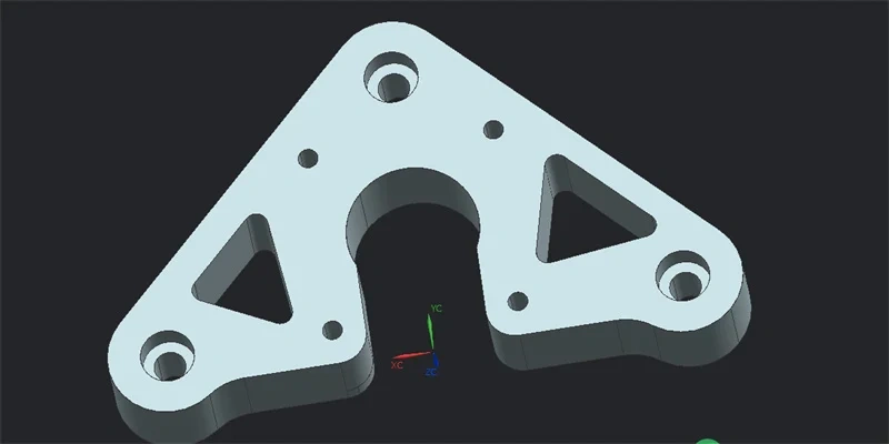 Blurolls 4pcs Annex K3 3d Printer Aluminum CNC Machined Metal Z Axis Motor Mount Kit 9mm Thickness for Long Shaft Motors