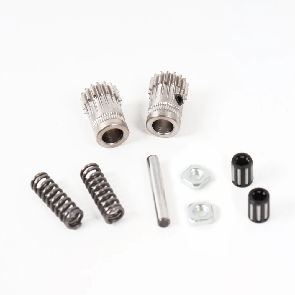 Good Quality Prusa I3 MK2/MK2.5/MK3/MK3S MK3S+ 3d Printer Extruder Driving Gears Btech Dual Gear Hardened with 2pcs Spring