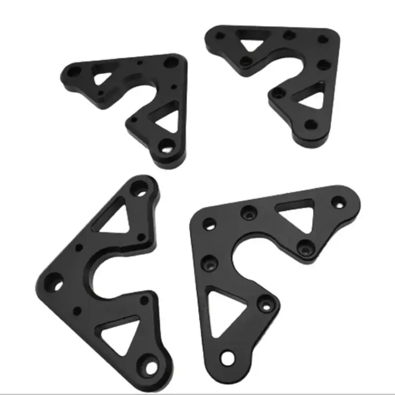 Blurolls 4pcs Annex K3 3d Printer Aluminum CNC Machined Metal Z Axis Motor Mount Kit 9mm Thickness for Long Shaft Motors